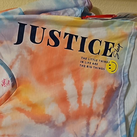 Girls colorful jammies short set - Picture 3 of 6